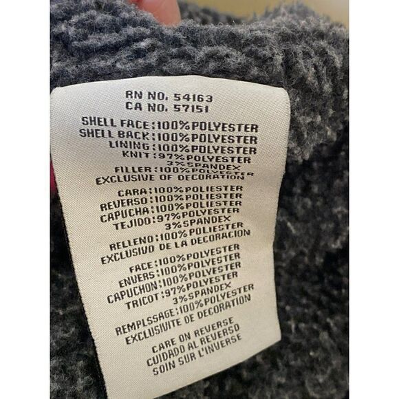 Levis Mens Hooded  Sherpa Coat sz L - Picture 5 of 5
